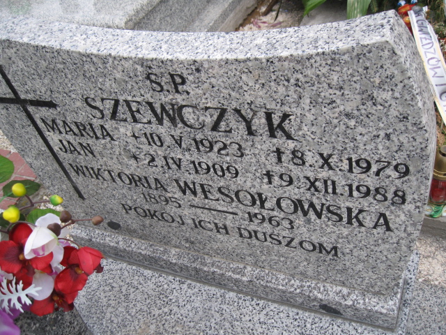 Irena Szewczyk 1946 Kłodzko - Grobonet - Wyszukiwarka osób pochowanych
