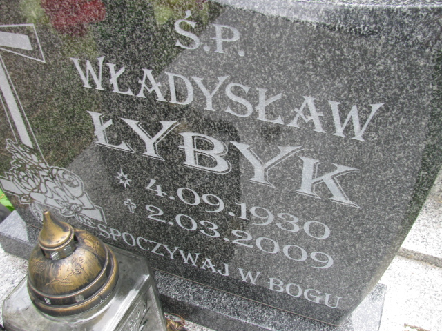 Władysław Łybyk 1930 Kłodzko - Grobonet - Wyszukiwarka osób pochowanych