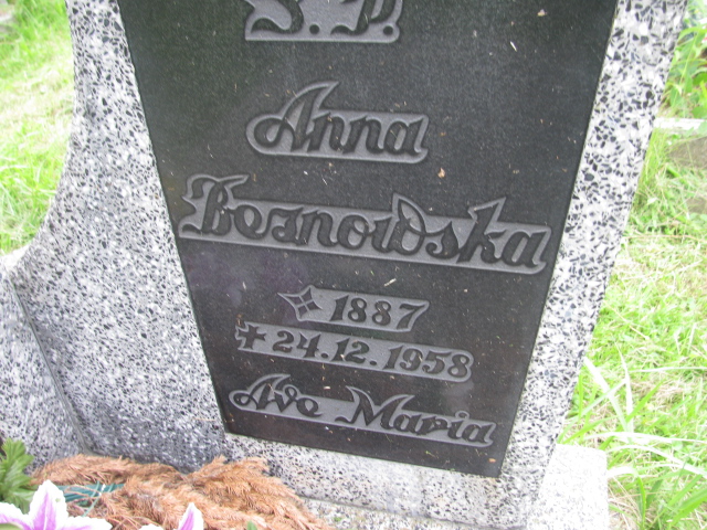 Anna Beznowska 1887 Kłodzko - Grobonet - Wyszukiwarka osób pochowanych