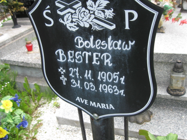 Bolesław Bester 1905 Kłodzko - Grobonet - Wyszukiwarka osób pochowanych