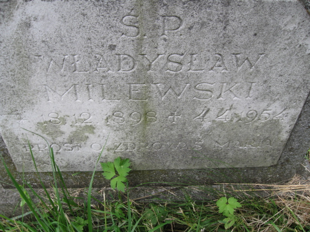Władysław Milewski Kłodzko - Grobonet - Wyszukiwarka osób pochowanych