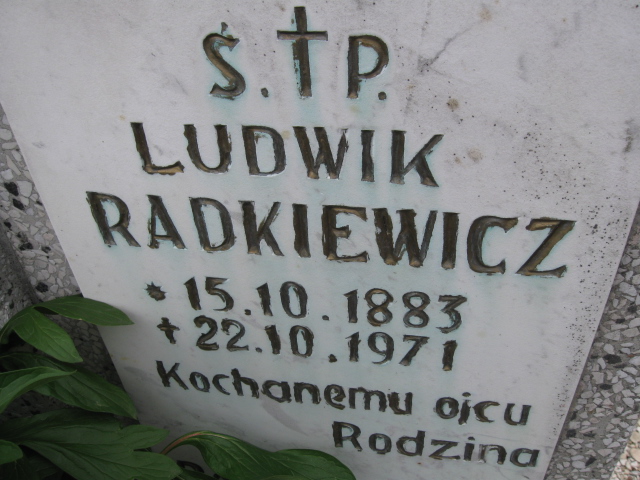 Tadeusz Radkiewicz 1938 Kłodzko - Grobonet - Wyszukiwarka osób pochowanych