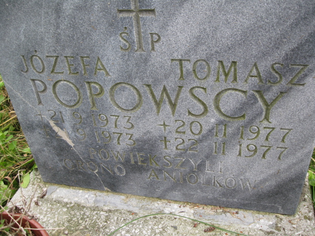 Tomasz Popowski 1977 Kłodzko - Grobonet - Wyszukiwarka osób pochowanych